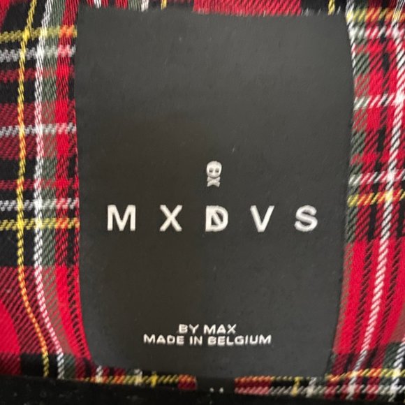 MXDVS If Death Had A Pet Jacket with Plaid Lining - Picture 9 of 10